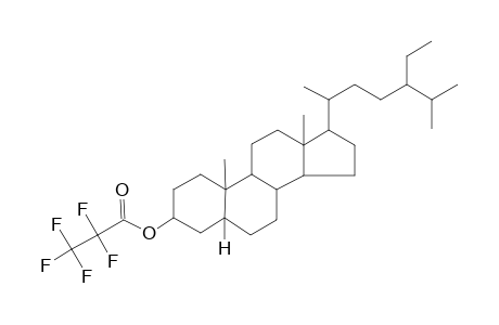 Stigmastanol, pentafluoropropionate