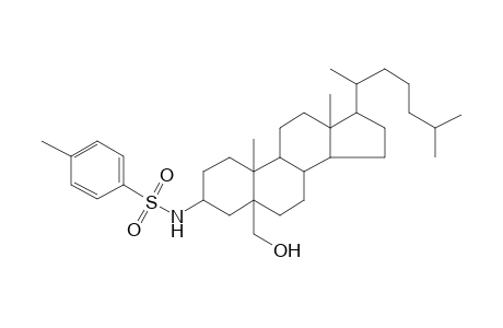 N-[5-(Hydroxymethyl)cholestan-3-yl]-4-methylbenzenesulfonamide