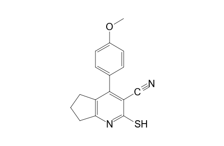 6,7-dihydro-2-mercapto-4-(p-methoxyphenyl)-5H-1-pyrindine-3-carbonitrile