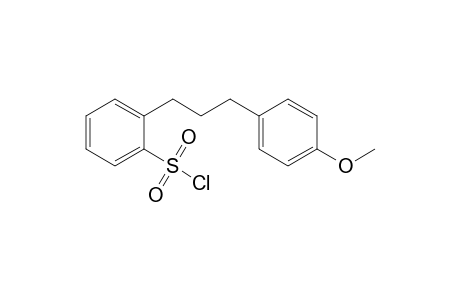 4-[3-[(4-Methoxyphenyl)propyl]phenyl]sulfonyl chloride