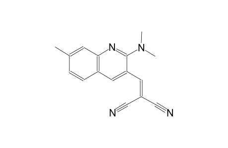 propanedinitrile, 2-[[2-(dimethylamino)-7-methyl-3-quinolinyl]methylene]-