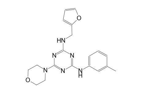 N-furan-2-ylmethyl-6-morpholin-4-yl-N'-m-tolyl-[1,3,5]triazine-2,4-diamine