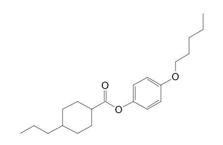 4-(Pentyloxy)phenyl 4-propylcyclohexanecarboxylate