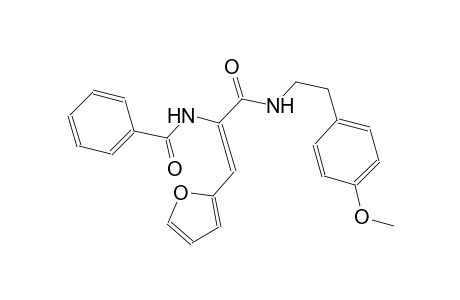 N-[(Z)-2-(2-furyl)-1-({[2-(4-methoxyphenyl)ethyl]amino}carbonyl)ethenyl]benzamide