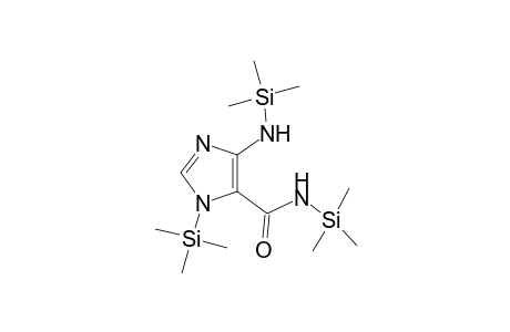 N,3-bis(trimethylsilyl)-5-(trimethylsilylamino)-4-imidazolecarboxamide