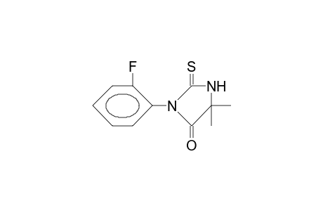 3-(2-Fluoro-phenyl)-5,5-dimethyl-2-thioxo-4-imidazolidinone