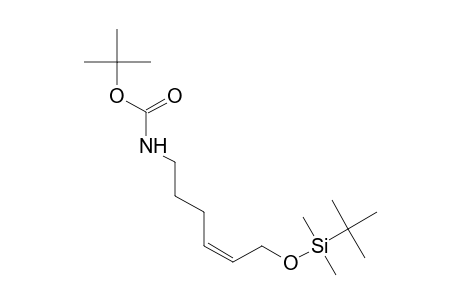 N-[(Z)-6-[tert-butyl(dimethyl)silyl]oxyhex-4-enyl]carbamic acid tert-butyl ester