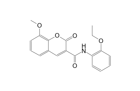 2H-1-benzopyran-3-carboxamide, N-(2-ethoxyphenyl)-8-methoxy-2-oxo-