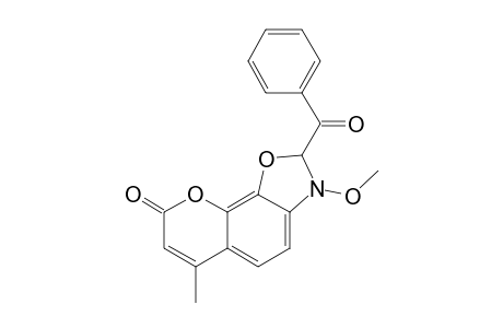 2-Benzoyl-3-methoxy-6-methyl-2,3-dihydro-8H-pyrano[3,2-g]benzoxazol-8-one