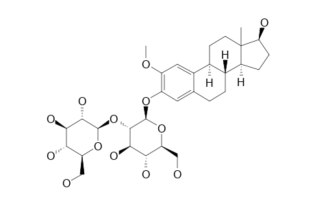 2-METHOXYESTRADIOL_3-(O-BETA-D-GLUCOPYRANOSYL)-(1''->2'')-(O-BETA-GLUCOSIDE)