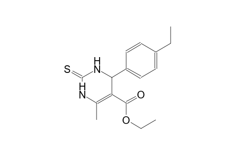 ethyl 4-(4-ethylphenyl)-6-methyl-2-thioxo-1,2,3,4-tetrahydro-5-pyrimidinecarboxylate
