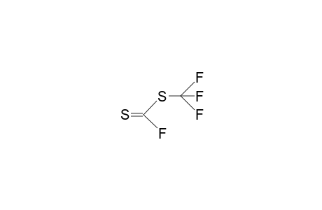 Carbonofluoridodithionic acid, trifluoromethyl ester