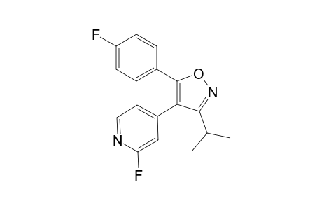 2-Fluoro-4-[5-(4-fluorophenyl)-3-isopropylisoxazol-4-yl]-2-pyridine