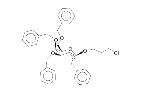 (3-Chloropropyl)-2,3,4,6-tetra-O-benzyl-b-d-galactopyranoside