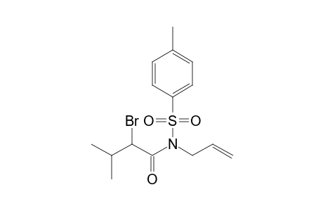 2-Bromanyl-3-methyl-N-(4-methylphenyl)sulfonyl-N-prop-2-enyl-butanamide