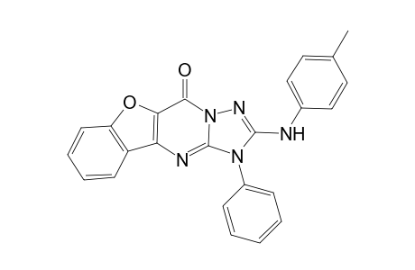 2-(4-Methylphenylamino)-1-phenylbenzo[4,5]furo[3,2-d]-1,2,4-triazolo[1,5-a]pyrimidin-5(1H)-one