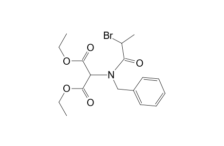 Diethyl 2-(N-benzyl-2-bromopropanamido)malonate