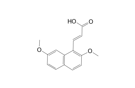(2E)-3-(2,7-Dimethoxy-1-naphthyl)-2-propenoic acid