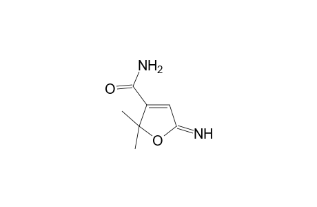 2-Imino-5,5-dimethyl-4-carboxyamido-2,5-dihydrofuran