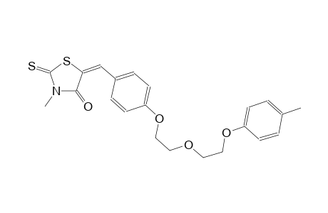 4-thiazolidinone, 3-methyl-5-[[4-[2-[2-(4-methylphenoxy)ethoxy]ethoxy]phenyl]methylene]-2-thioxo-, (5E)-