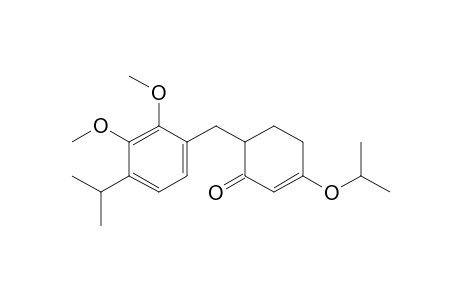 3-isopropoxy-6-(4-isopropyl-2,3-dimethoxy-benzyl)cyclohex-2-en-1-one