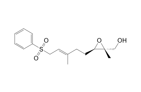 [(2R,3R)-2-methyl-3-[(E)-3-methyl-5-(phenylsulfonyl)pent-3-enyl]oxiran-2-yl]methanol