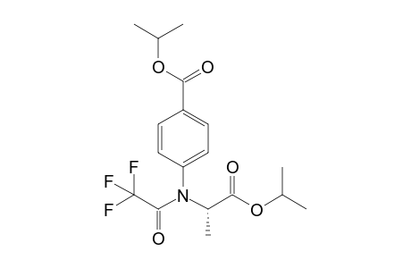 (+-)-.alpha.-Methyl-4-carboxyphenylglycine N-trifluoroacetyl-O,O'-diisopropyl ester