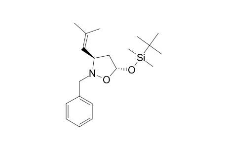 TRANS-2-BENZYL-5-(TERT.-BUTYLDIMETHYLSILOXY)-3-(2-METHYLPROP-1-ENYL)-ISOXAZOLIDINE