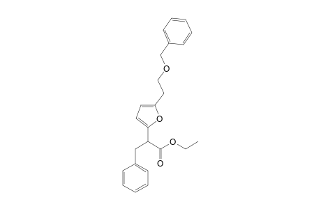 ETHYL-2-[5-[2-(BENZYLOXY)-ETHYL]-FURAN-2-YL]-3-PHENYLPROPANOATE