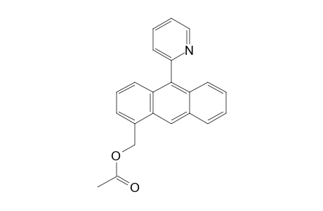 1-Anthracenemethanol, 10-(2-pyridinyl)-, acetate (ester)