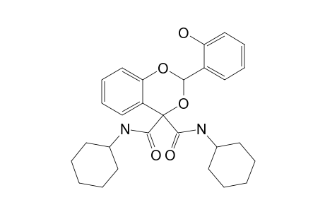 2-(2-Hydroxyphenyl)-N,N'-di-(cyclohexyl)-4H-1,3-benzodioxine-4,4-dicarboxamide