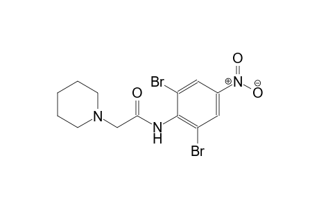 1-piperidineacetamide, N-(2,6-dibromo-4-nitrophenyl)-