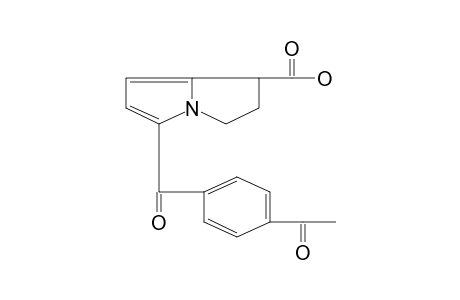 5-(p-acetylbenzoyl)-2,3-dihydro-1H-pyrrolizine-1-carboxylic acid