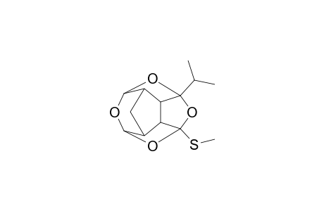 1-Isopropyl-7-methylthio-2,4,6,13-tetraoxapentacyclo[5.5.1.0(3,11).0(5,9).0(8,12)]tridecane