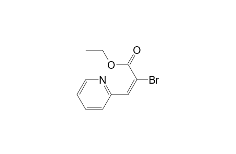2-Propenoic acid, 2-bromo-3-(2-pyridinyl)-, ethyl ester, (E)-