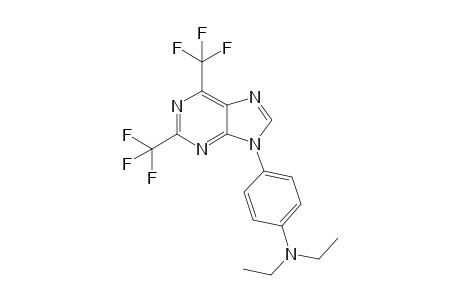 4-(2,6-Bis(trifluoromethyl)-9H-purin-9-yl)-N,N-diethylbenzenamin