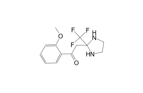 1-(2-Methoxyphenyl)-2-[2-(trifluoromethyl)-2-imidazolidinyl]ethanone