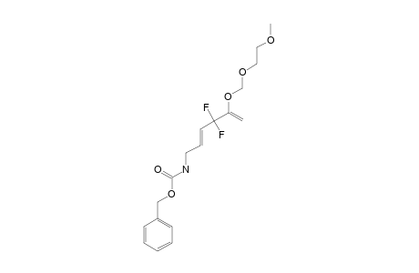 N-(BENZYLOXYCARBONYL)-4,4-DIFLUORO-5-(2-METHOXY-ETHOXYMETHOXY)-HEXA-2,5-DIENAMINE