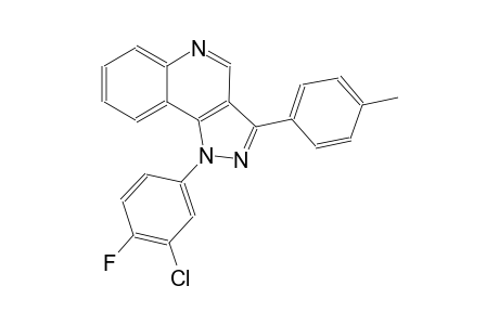 1-(3-chloro-4-fluorophenyl)-3-(4-methylphenyl)-1H-pyrazolo[4,3-c]quinoline