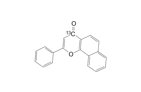 4H-Naphtho[1,2-b]pyran-4-one-4-13C, 2-phenyl-