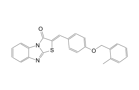 (2Z)-2-{4-[(2-methylbenzyl)oxy]benzylidene}[1,3]thiazolo[3,2-a]benzimidazol-3(2H)-one