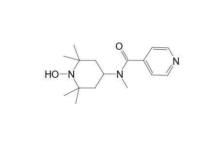 Pyridine-4-carboxamide, N-methyl-N-(1-hydroxy-2,2,6,6-tetramethyl-4-piperidinyl)-