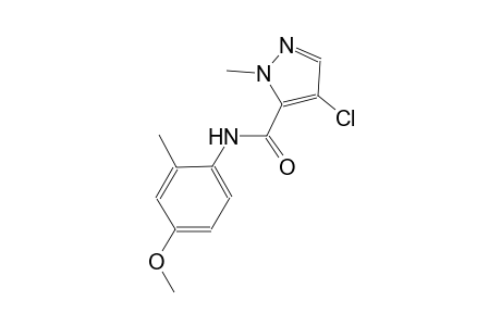 4-chloro-N-(4-methoxy-2-methylphenyl)-1-methyl-1H-pyrazole-5-carboxamide