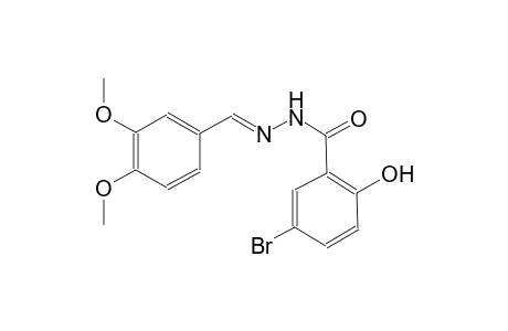 benzoic acid, 5-bromo-2-hydroxy-, 2-[(E)-(3,4-dimethoxyphenyl)methylidene]hydrazide