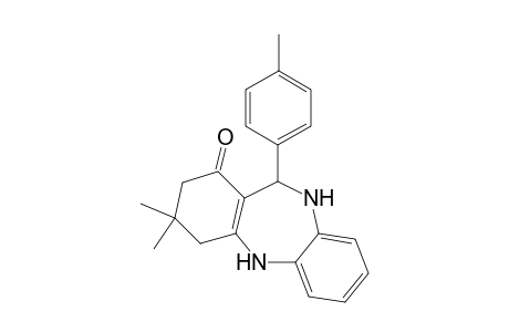 3,3-Dimethyl-2,3,4,5,10,11-hexahydro-11-[(4-methyl)phenyl]-1H-dibenzo[b,e][1,4]diazepin-1-one