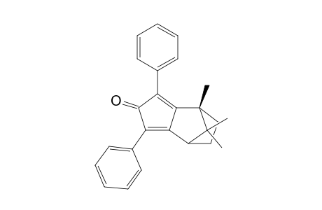 4,7-Methano-2H-inden-2-one, 4,5,6,7-tetrahydro-4,8,8-trimethyl-1,3-diphenyl-, (4R)-