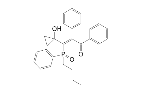 (Z)-3-(Butyl(phenyl)phosphoryl)-3-(1-hydroxycyclopropyl)-1,2-diphenylprop-2-en-1-one