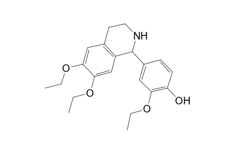 4-(6,7-diethoxy-1,2,3,4-tetrahydroisoquinolin-1-yl)-2-ethoxy-phenol