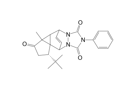 (1R*,3aR*,3bR*)-1,2,3b,4-Tetrahydro-1-tert-butyl-3a-methyl-7-phenyl-4,10-etheno-6H,10H-cyclopenta[1,3]cyclopropa[1,2-d][1,2,4]triazolo[1,2-a]pyridazine-3,6,8(3aH,7H)-trione