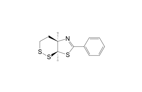 CIS-3A,4,5,7A-TETRAHYDRO-3A,7A-DIMETHYL-2-PHENYL-[1,2]-DITHIINO-[4,3-D]-[1,3]-THIAZOL